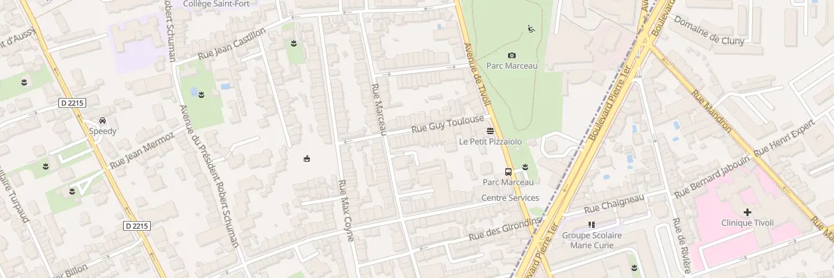 Plan du 20 Rue Guy Toulouse au Bouscat