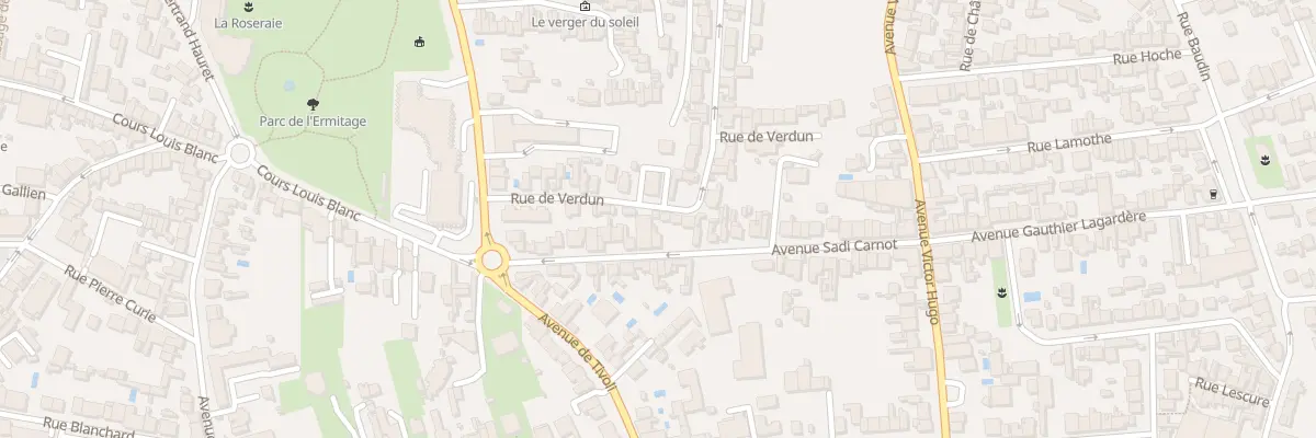 Plan du 21 Rue de Verdun au Bouscat