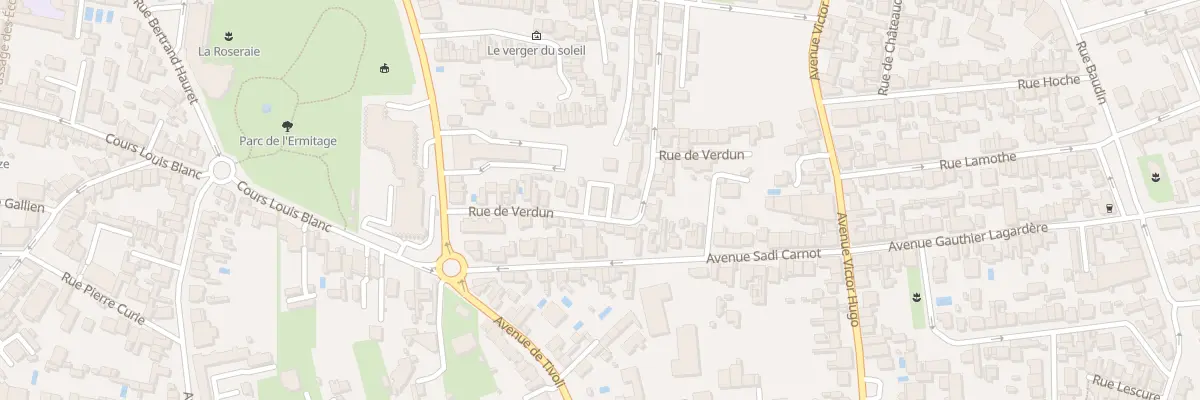 Plan du 18 Rue de Verdun au Bouscat