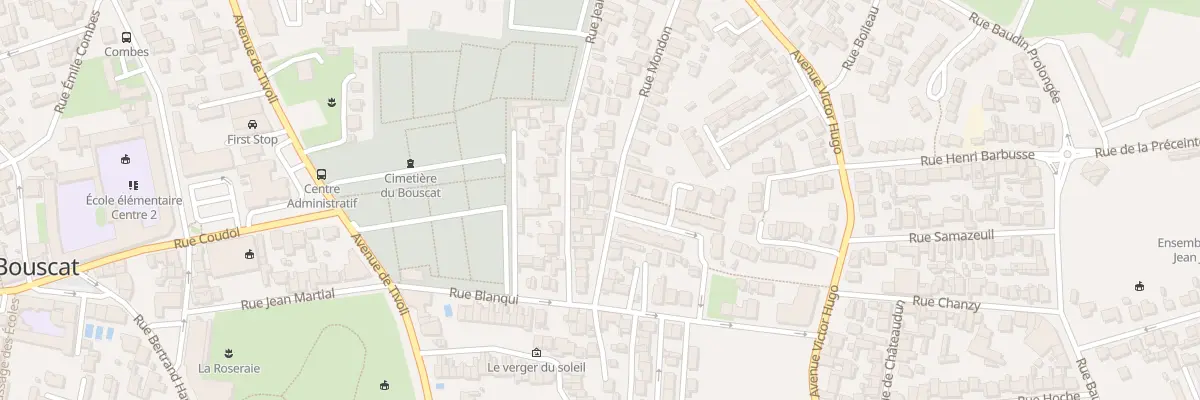 Plan du 16 Rue Mondon au Bouscat