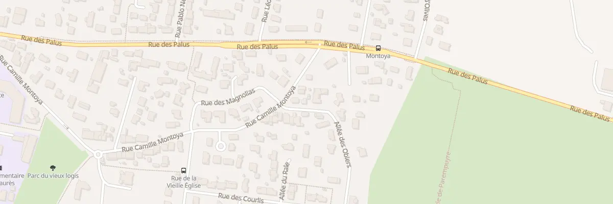 Plan du 13 All des Obiers à Parempuyre