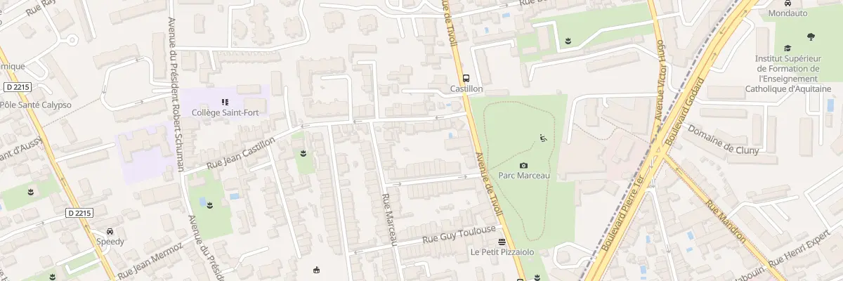 Plan du 59 Rue Castillon au Bouscat