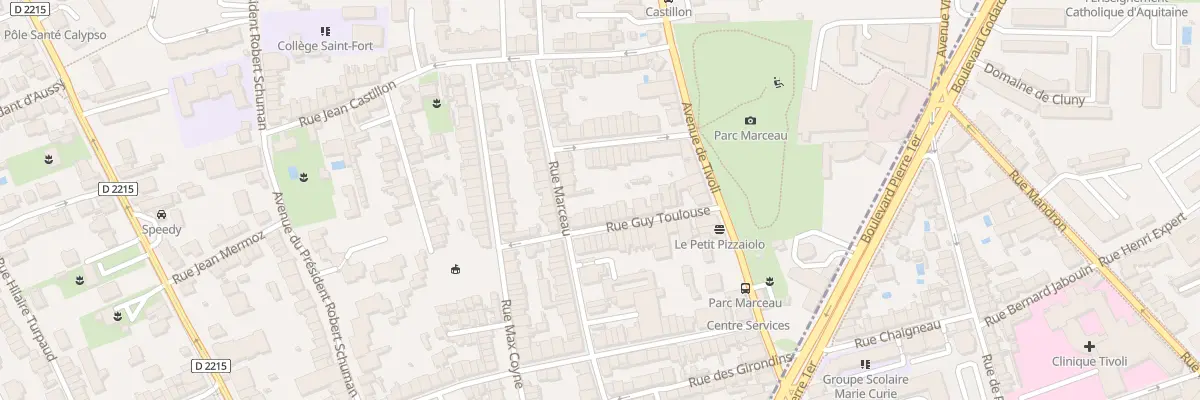 Plan du 19 Rue Guy Toulouse au Bouscat