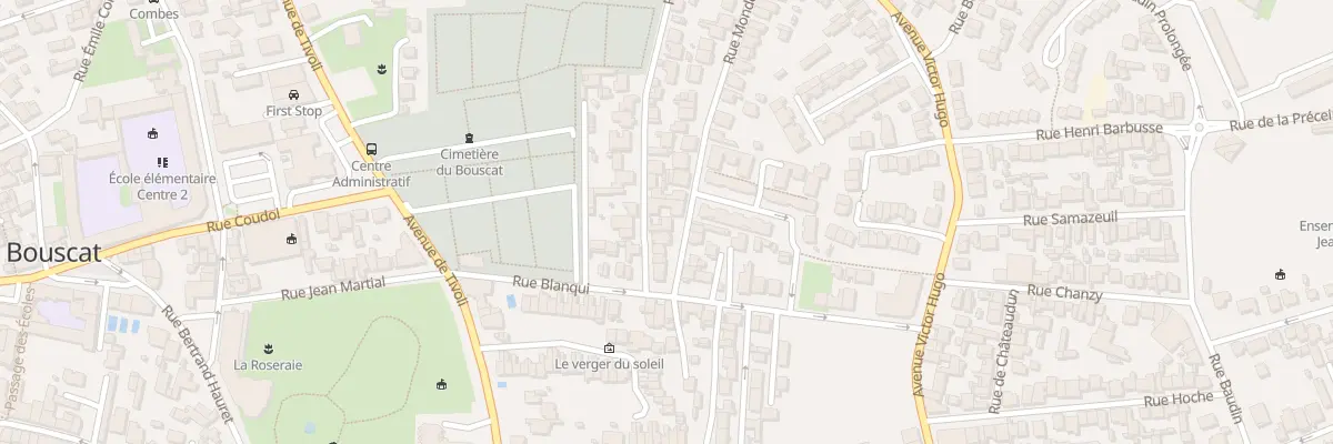 Plan du 8 Rue Mondon au Bouscat