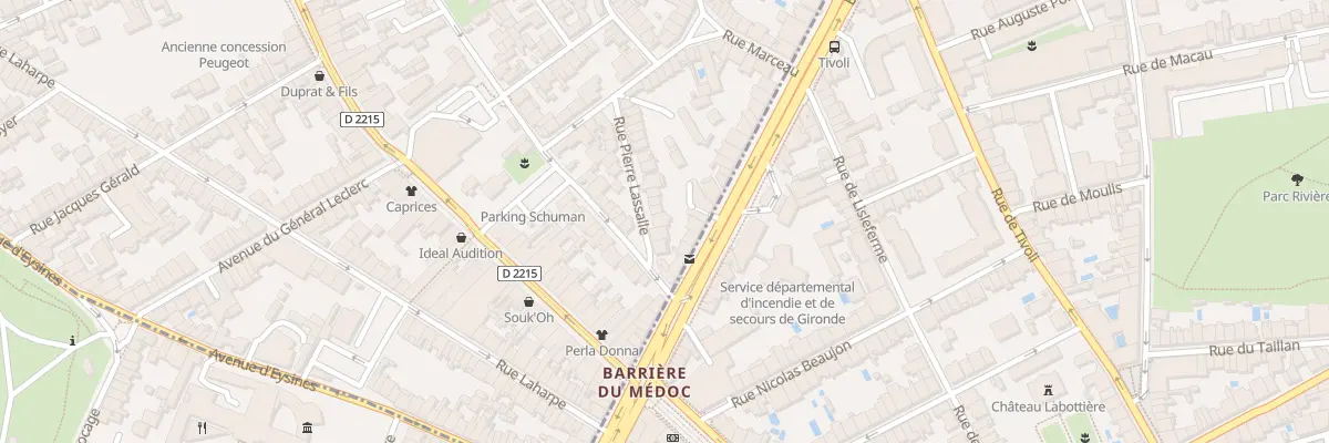 Plan du 20 Rue Pierre Lassalle au Bouscat