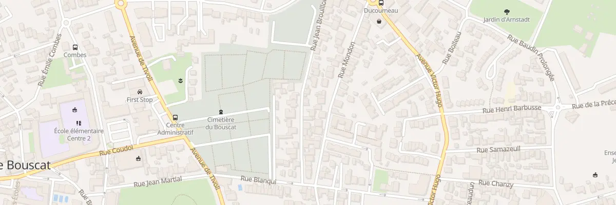 Plan du 23 Rue Jean Brouillon au Bouscat