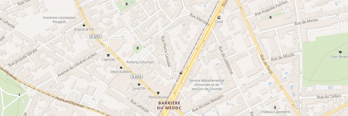 Plan du 16 Rue Pierre Lassalle au Bouscat