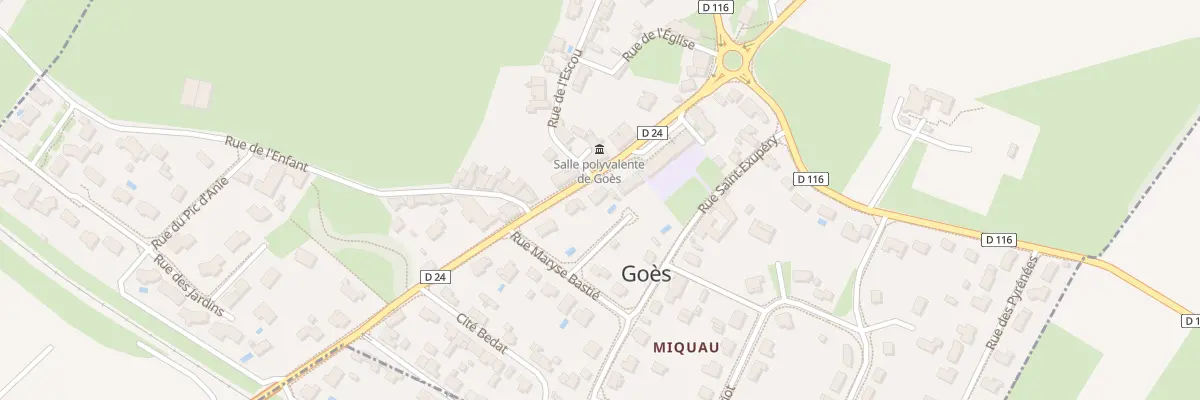Plan du 7 Av Jean Mermoz à Goès