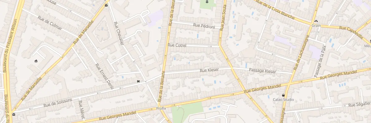 Plan du 31 Rue Kiéser à Bordeaux