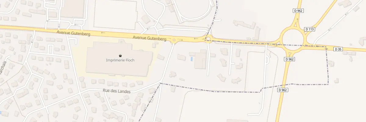 Plan du 29 Rue des Landes à Mayenne