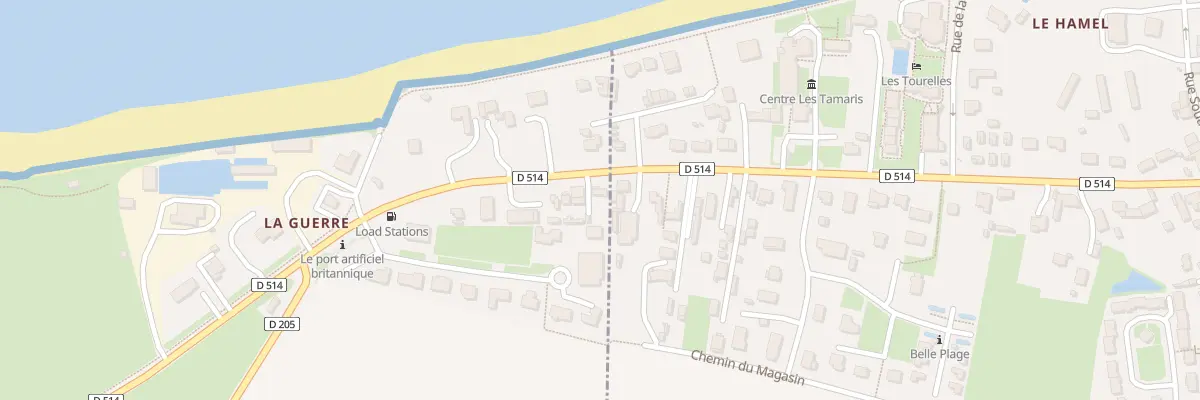 Plan du 18 Rte du Débarquement à Saint-Côme-de-Fresné