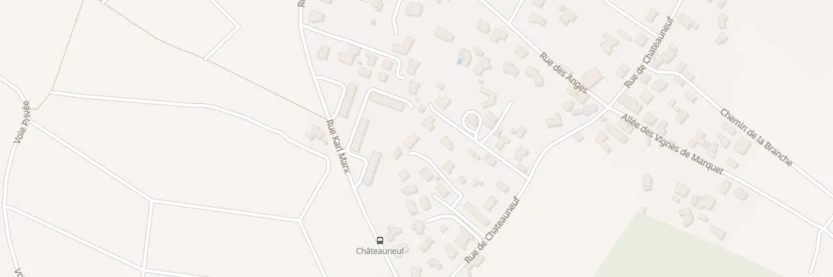 Plan du 46 Rue de Châteauneuf à Léognan