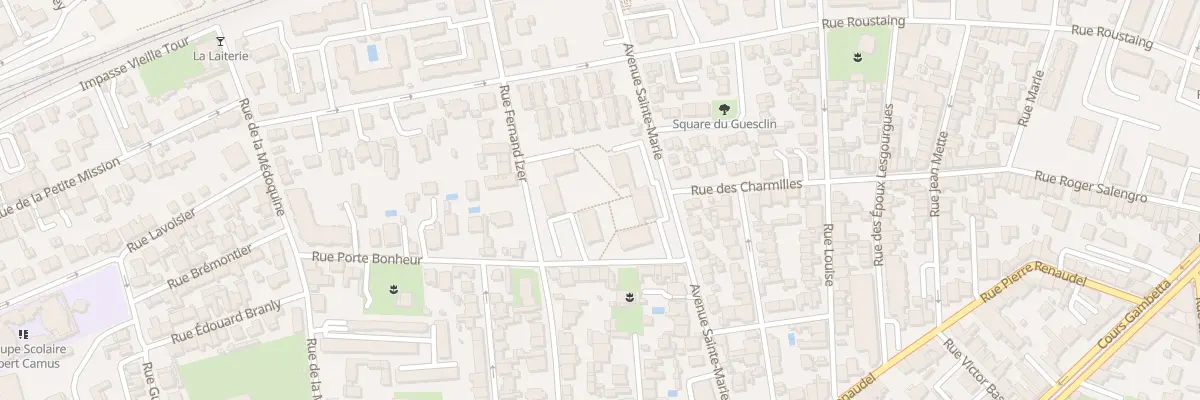 Plan du 43 Av Sainte Marie à Talence