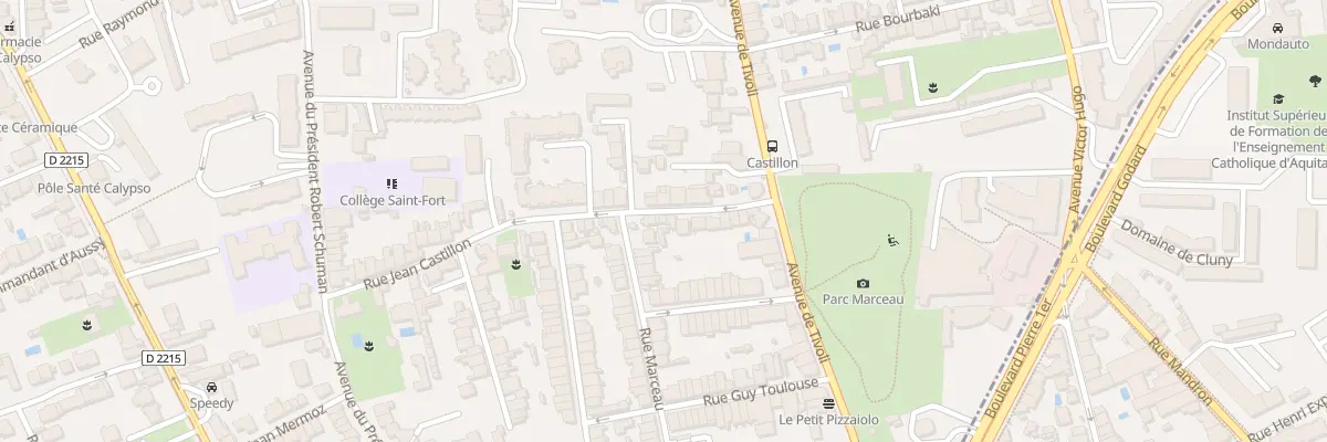 Plan du 53 Rue Castillon au Bouscat