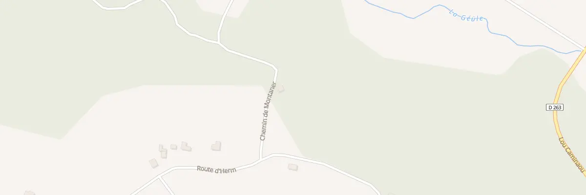 Plan du 9874 Che de Montaner à Lacq