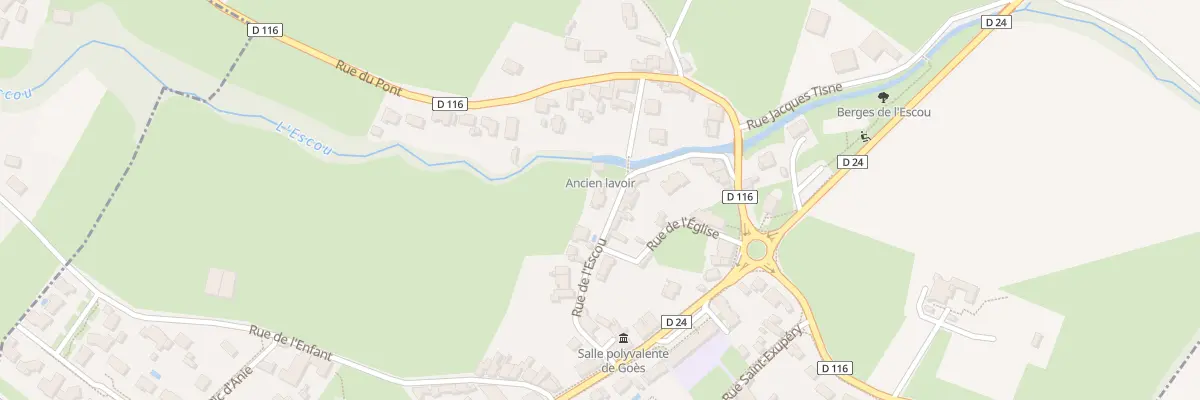 Plan du 15 Rue de l’Escou à Goès