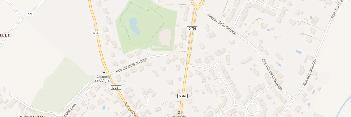 Plan du 16 Rue du Bois au Juge à Feneu
