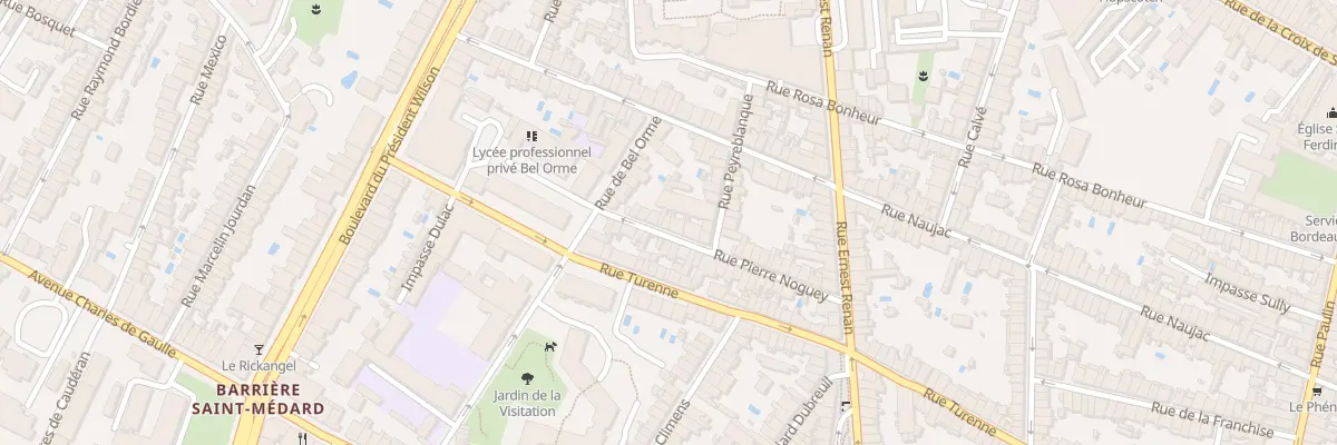 Plan du 31 Rue Pierre Noguey à Bordeaux