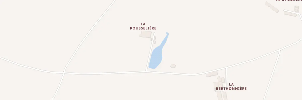 Plan du 3 La Rousselière à Courlay