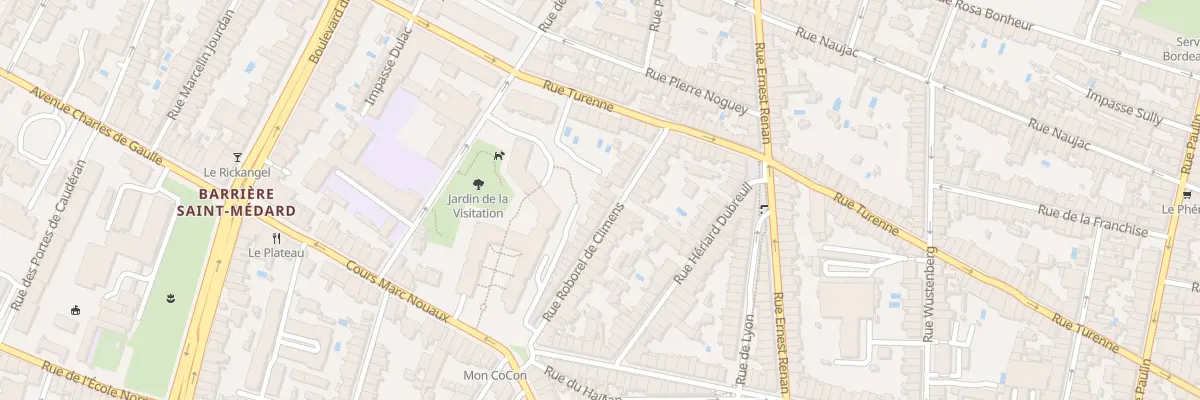 Plan du 35 Rue Roborel de Climens à Bordeaux