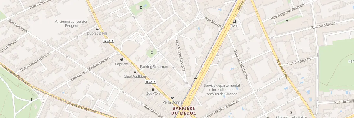 Plan du 11 Rue Pierre Lassalle au Bouscat