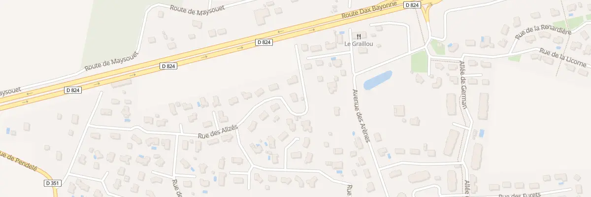 Plan du 378 Rue des Alizés à Saint-Perdon