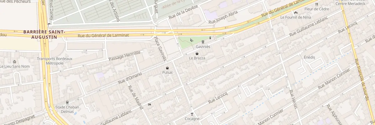 Plan du 226 Rue d’Ornano à Bordeaux