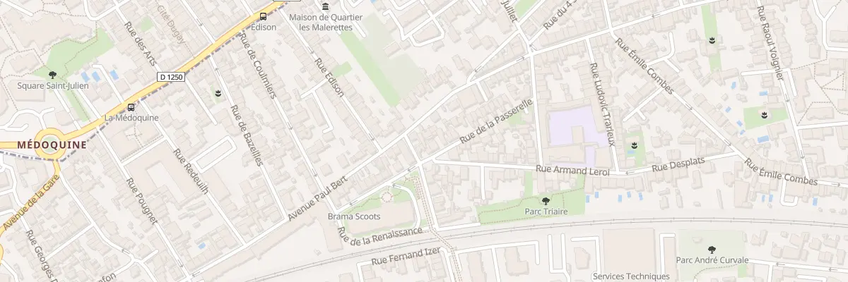 Plan du 48 Av Paul Bert à Talence