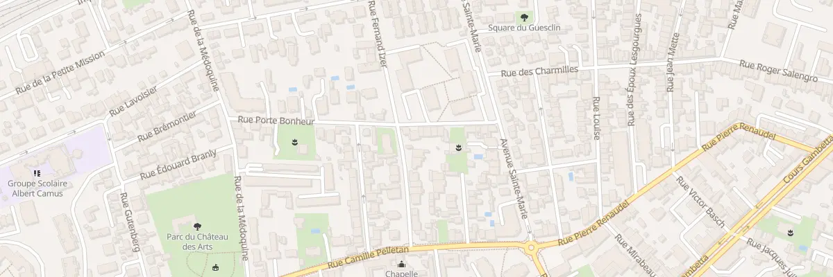 Plan du 24 Rue Porte Bonheur à Talence