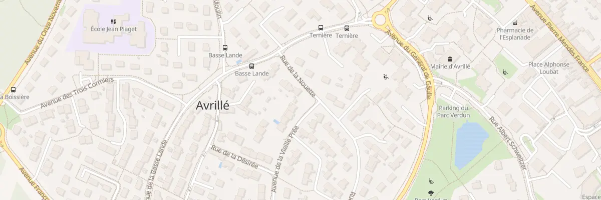 Plan du 43 Rue de la Nouette à Avrillé