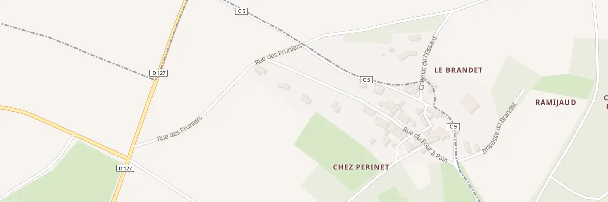 Plan du 23 Rue du Four à Pain à Grandjean