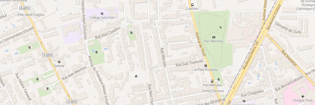 Plan du 80 Rue Marceau au Bouscat