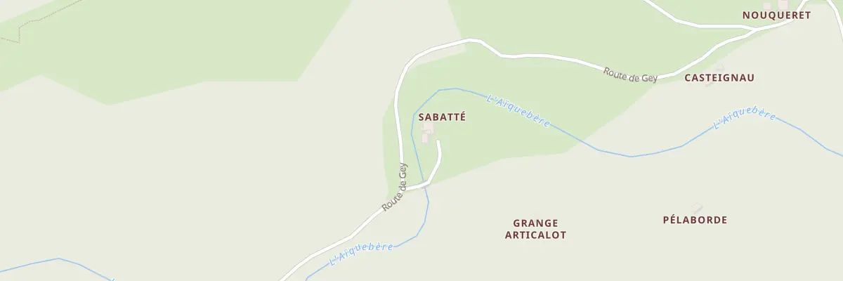 Plan du 1269 Che du Gey à Sarrance