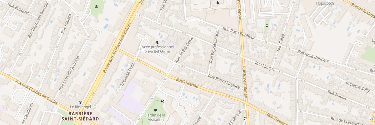 Plan du 37 Rue Pierre Noguey à Bordeaux