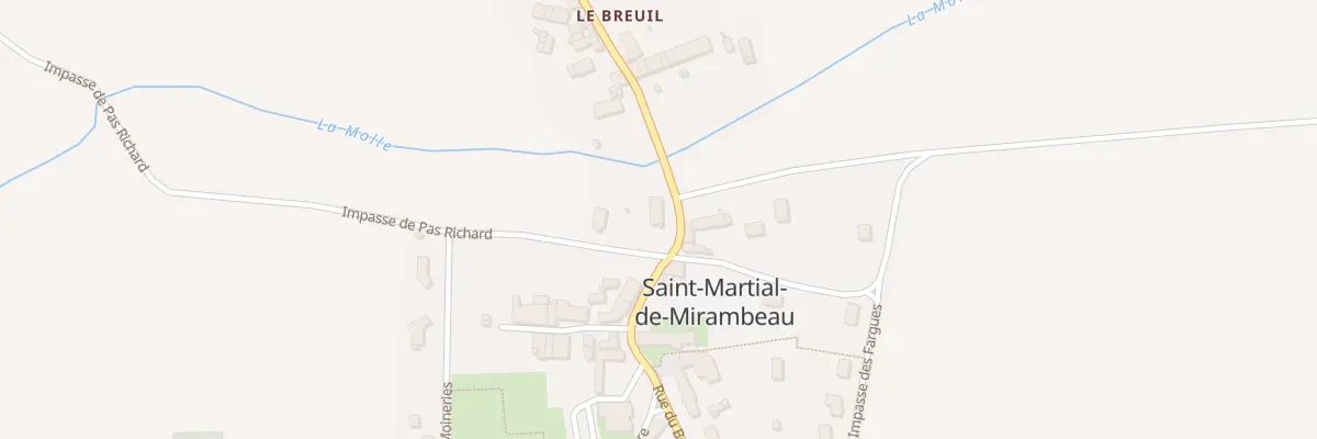 Plan du 23 Rue du Bourg à Saint-Martial-de-Mirambeau