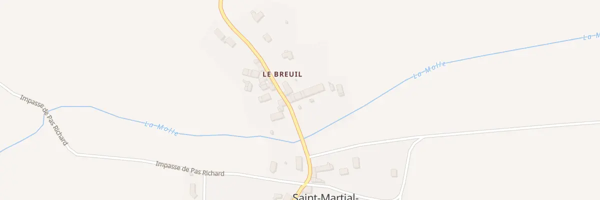 Plan du 24 Le Breuil à Saint-Martial-de-Mirambeau