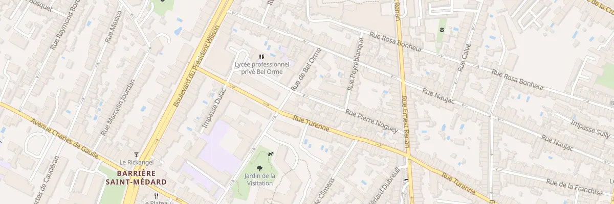 Plan du 38 Rue Pierre Noguey à Bordeaux