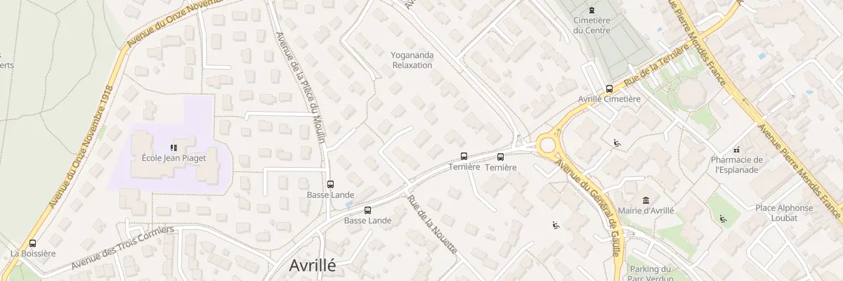 Plan du 6 Av Joseph Bachelier de Bercy à Avrillé