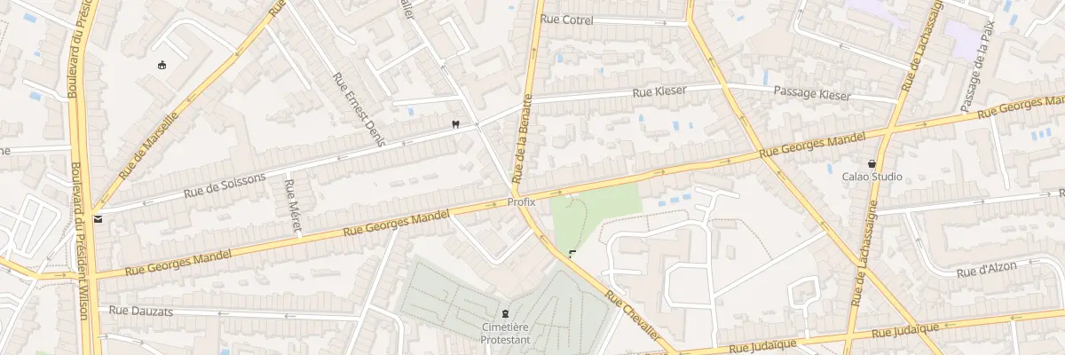 Plan du 135 Rue Georges Mandel à Bordeaux