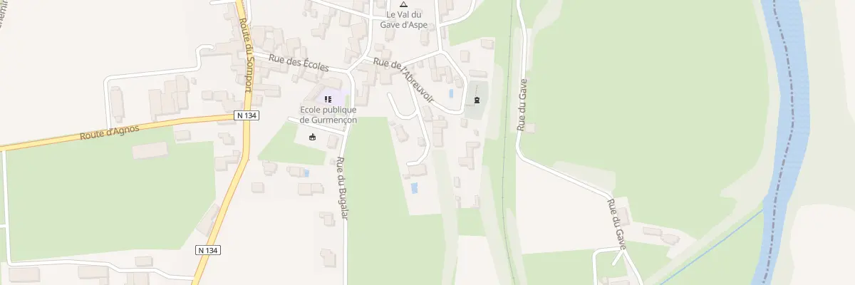 Plan du 6 Rue de l’Abreuvoir à Gurmençon