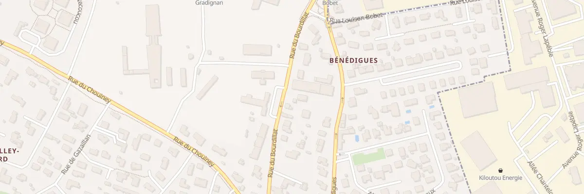 Plan du 37A Rue du Bourdillat à Gradignan