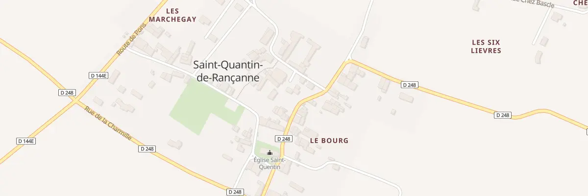 Plan du 11 Rue de Saint Quantin à Saint-Quantin-de-Rançanne