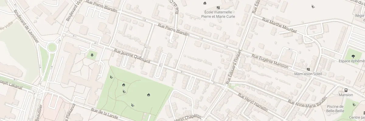 Plan du 24 Rue Jeanne Quémard à Angers