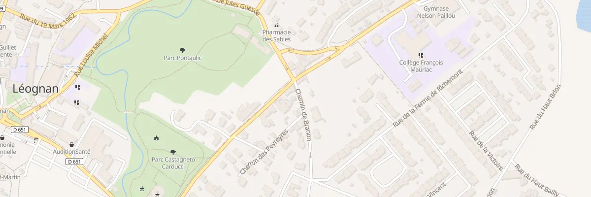 Plan du 48 Av de Cadaujac à Léognan
