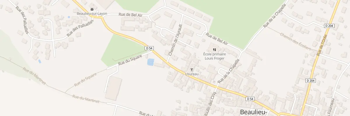 Plan du 5 Rue Saint-Vincent à Beaulieu-sur-Layon