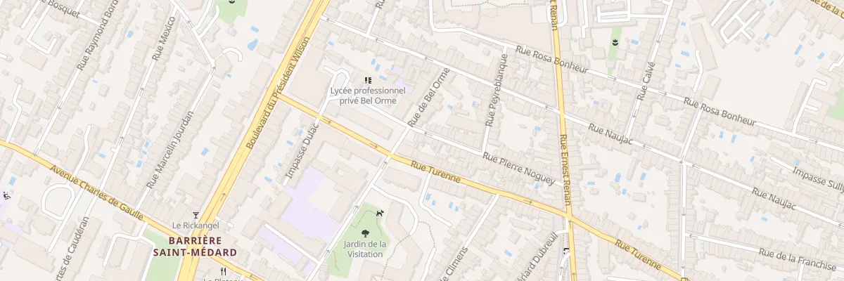 Plan du 40 Rue Pierre Noguey à Bordeaux