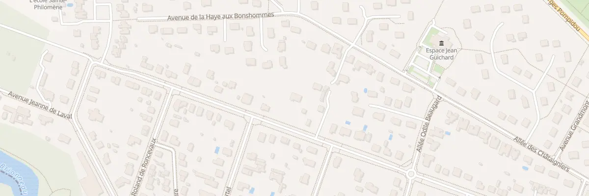 Plan du 92 Av du Cdt Mesnard à Avrillé