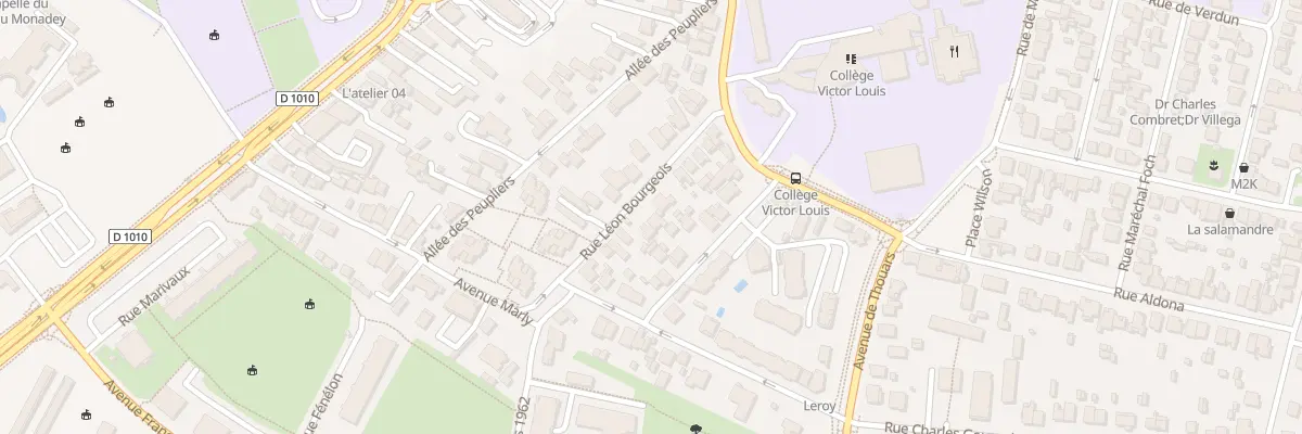 Plan du 16 Rue Léon Bourgeois à Talence