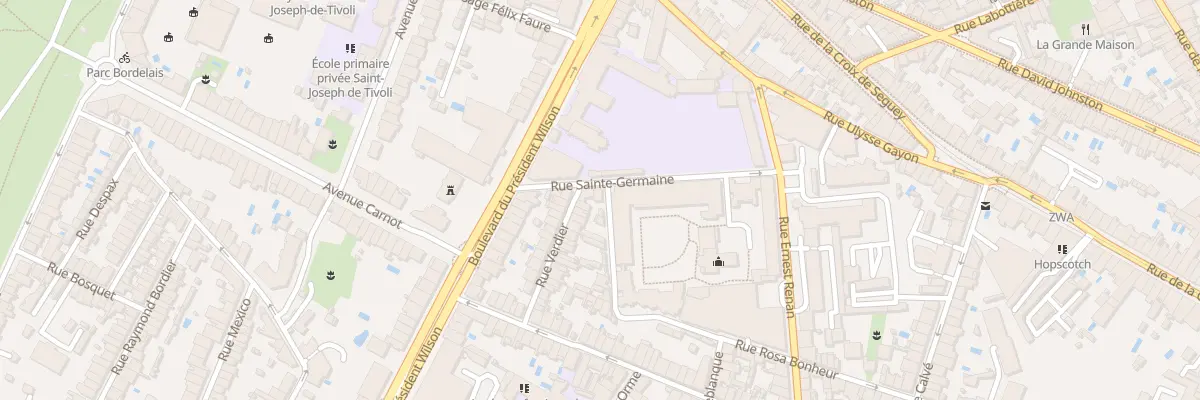 Plan du 42 Rue Sainte-Germaine à Bordeaux