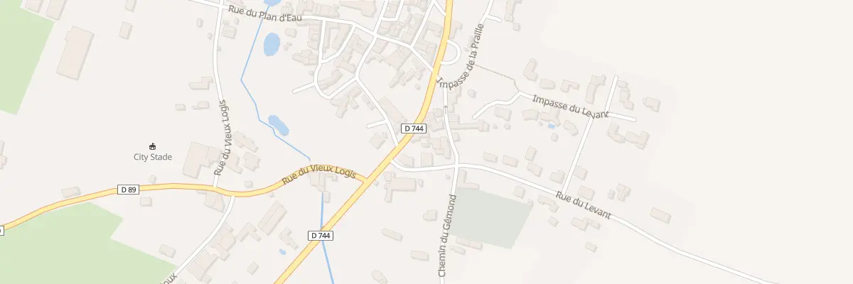 Plan du 5 Rue du Bourg Salé au Busseau